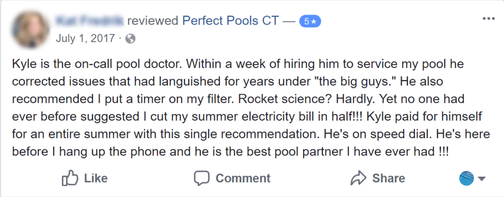 Perfect Pools CT customer review 2