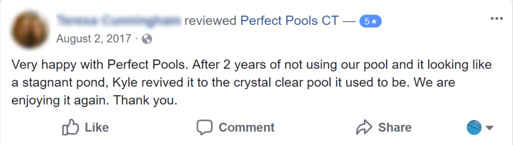 Perfect Pools CT customer review 4